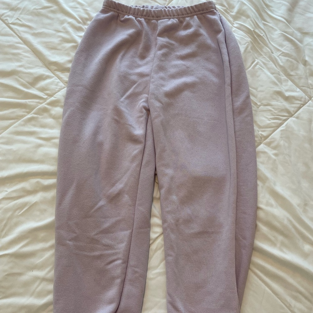 Lilac joggers